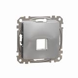 Sedna Design & Elements Płytka centralna keystone srebrne aluminium SDD113421 Schneider