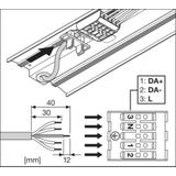 Oprawa liniowa z bezpośrednim i pośrednim rozsyłem światła LINEAR IndiviLED D/I DALI 1200 42W 3000K