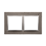 Simon 54 Nature Ramka 2-krotna Nature-Beton MOKRA ROBOTA IP20/IP44* (*IP44-należy zastosować zestaw uszczelek DUN2) DRN2/96 KONTAKT