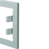 tehalit.BR65/BRS Maskownica przebicia 65x100, jasnoszara BR65100W7035 HAGER