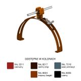 AN-15P/LA/-N Uchwyt gąsior.rozsuw.Z-zatrz. H=3,5cm /LA/ brązowy