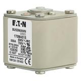 FUSE 550A 690V 1GN/50 AR UC Wkładka szybka 550A AC 690V rozmiar 1 53x69x51 mm aR IEC UL w 170M4515 E