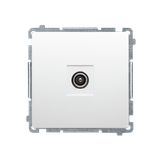 Simon Basic Gniazdo antenowe pojedyncze końcowe biały (zastępuje BMAK1.01/..)