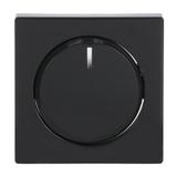 CARAT/FUTURE  Pokrywa z pokrętłem i lampką neonową Podwyższona konstrukcja Do ściemniaczy Busch-Dimm