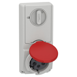 Gniazdo Pratika 380/415V, 32A, 3P+N+Z, IP44