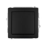 DECO Mechanizm łącznika jednobiegunowego czarny mat