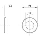966 M12 V4A, Podkładka