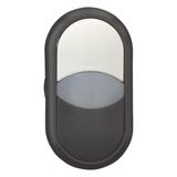 M22S-DDL-WS Napęd przycisku podwójny biało/czarny z podświetleniem z samopowrotem 216705 EATON