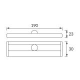 Podszafkowa oprawa punktowa SAM LED 2W