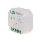 Ściemniacz oświetlenia z pamięcią montaż podtynkowy zasilanie 230V AC 300W SCO-802 F&F