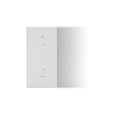 Simon 55 Klawisz połówkowy lewostronny z piktogramem /+/-/ do produktów elektronicznych Jasnoszary m