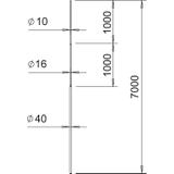 101 3B-7000, Zwód pionowy