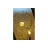 OPRAWA SUFITOWA RETO 1, 4137, AC220-240V, 50/60Hz, 1*E27, IP20, ŚREDNICA 40 cm, POJEDYNCZA, CZARNA