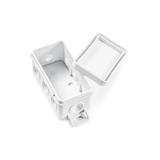 Puszka instalacyjna naścienna NS8 FASTBOX&HOOK - kolor biały