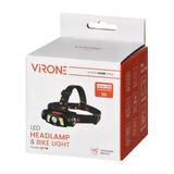 Latarka czołowa/światło rowerowe LED COB + XPG z akumulatorem Li-ion 1200 mAh, czujnik ruchu