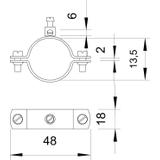 925, OBEJMY UZIEMIAJĄCE OC.1/4"