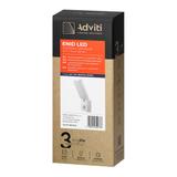 ENID LED 10W, oprawa ogrodowa z czujnikiem ruchu PIR, 800lm, IP65, 4000K, biała