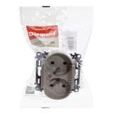 VALENA LIFE GNIAZDO 2 P+Z Z PRZESŁONĄ DO RAMEK WIELOKROTNYCH  KREMOWE 16 A – 250 V~ , Legrand