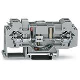 złączka do kontroli doziemień 6 mm2 24 V szara