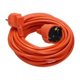 Przedłużacz ogrodowy pomarańczowy zalewany, IP20,1x2P+Z(Schuko),H05VV-F 3x1mm2,30m