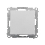 Simon 55 Przycisk zwierny pojedynczy zwierny bez piktogramu szybkozłączka Aluminium mat