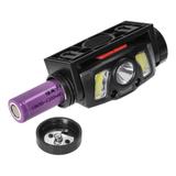 Latarka czołowa/światło rowerowe LED COB + XPG z akumulatorem Li-ion 1200 mAh, czujnik ruchu