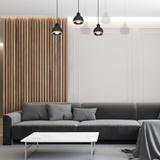 lampa wisząca Oval 3xE27 czarna MLP7046 Milagro