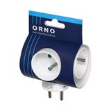 Rozgałęźnik 3x2P+Z, biały OR-AE-13184 ORNO