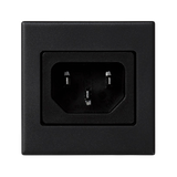 Simon Connect Pokrywa K45 gniazdo IEC320 230V męskie (C14) szary grafit