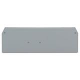 ścianka końcowa szara