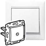 VALENA - GNIAZDO KOŃCOWE TV 2400 MHZ 10 DB BIAŁE, Legrand