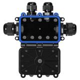 Puszka natynkowy HD IP68, 0,5-6,0mm2 ,2 dławnice M20, 2 dławnice M16, układ T