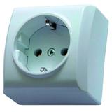 Gniazdko schuko 230V z zestawem montażowym EGN-1BS/00 001101368 ETI