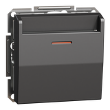 Asfora, łącznik hotelowy (mechaniczny), bez ramki, antracyt