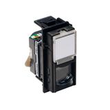 LIVING NOW - GNIAZDO RJ45 - UTP - KAT.5E - 1 MODUŁ - CZERŃ, Bticino