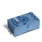 Gniazdo do przekaźników serii 60.12; zaciski śrubowe; czarne