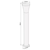 Lampa ogrodowa słupek 80cm