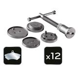 Zestaw ręcznych separatorów do zacisków hamulcowych, 12 szt.