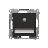 Simon 55 Oprawa oświetleniowa LED 14V z czujnikiem ruchu (0,64 W) Barwa ciepła biała 3100K Czarny ma