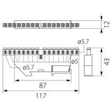 Listwa zaciskowa LZGTH-16p OPATÓWEK
