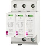 Ogranicznik przepięć T1+T2 (B+C) - bez prądu upływu TEC SM T12 300/12,5 3+0 RC 002440545 ETI