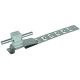 Wspornik dachowy UNIsnap wys. 16 mm, NIRO/ tworzywo, szary