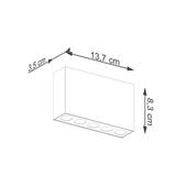 Sollux Plafon SOLE czarny LED SL.1212