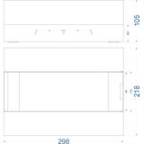 Rozdzielnica natynkowa powiększona 1x12 IP40 SRn-12 Max (N+PE) 1.33 OPATÓWEK