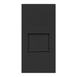 NOEN RJ11 gniazdo modułowe 22,5x45mm telefoniczne RJ11 czarne OR-GM-9010/B/RJ11 ORNO