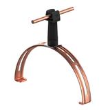 AN-14P/CU/C-N Uchwyt gąsior.rozsuw.Z-zatrz. H=7cm /CU/ czarny