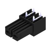 BVL 7.62HP/02/270 3.5SN BK BX Wtyki PCB (złącza płyty), 7.62 mm, Liczba biegunów: 2, kąt odejścia: 270° /100szt./ 1929300000 WEIDMÜLLER