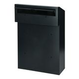 Skrzynka na listy przelotowa FIJI, z zamkiem bębenkowym, antracyt