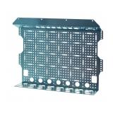 Płyta montażowa perforowana pod gniazdko i 8 adapterów RJ PM2x18RJ 001101352 ETI