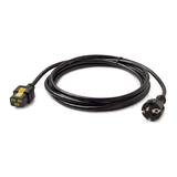 Kabel zasilający 16A o długości 3m z blokadą z C19 na CEE/7 Schuko